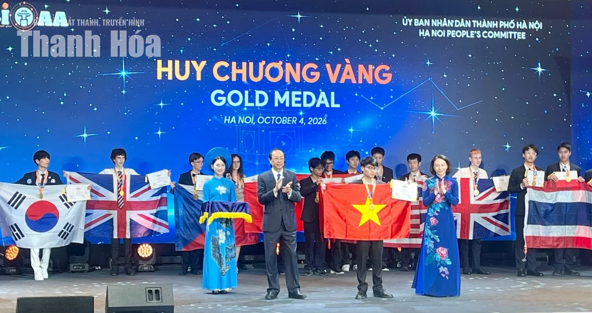 Thanh Hóa có 2 học sinh đoạt Huy chương Vàng Olympic Thiên văn và Vật lý thiên văn quốc tế